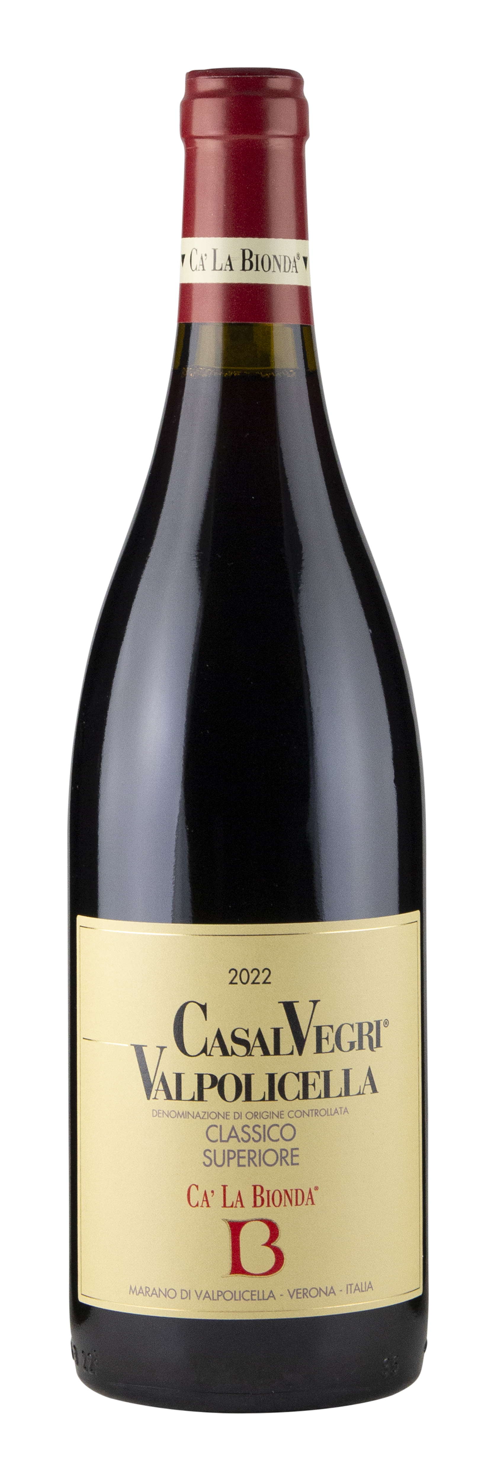 Ca' La Bionda Campo Casal Vegri Valpolicella Classico Superiore 2022